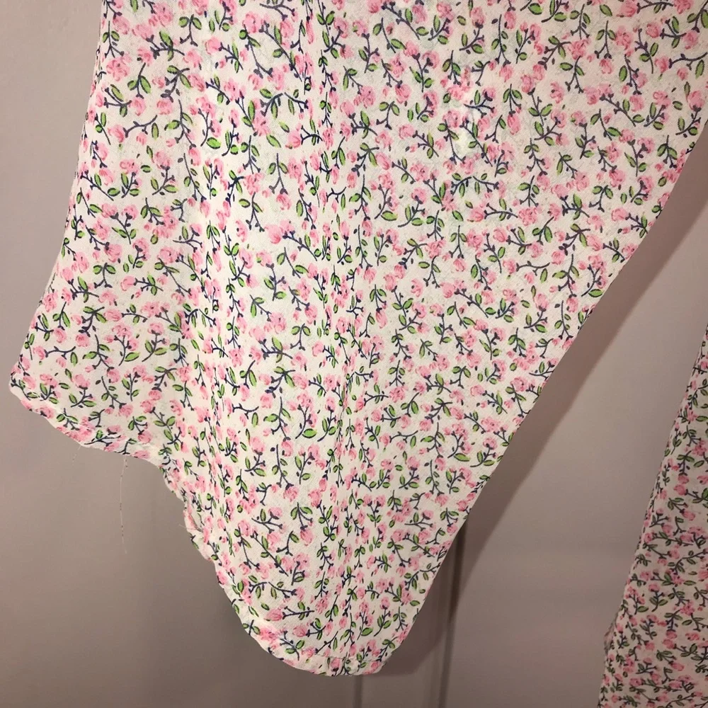 Honey Punch Pink Floral Tunic, Size Small